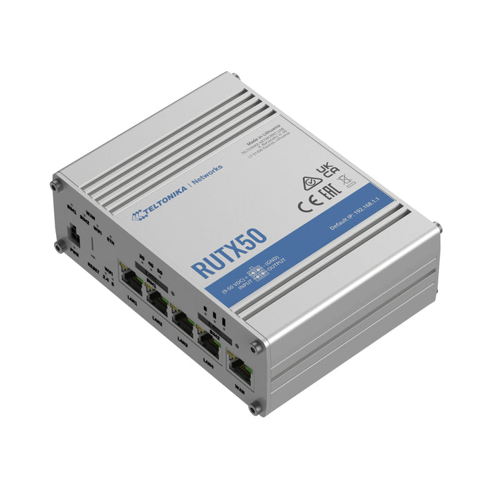 EAN 4778011801744 - Teltonika RUTX50 router inalámbrico Gigabit Ethernet 5G Acero inoxidable imagen 1