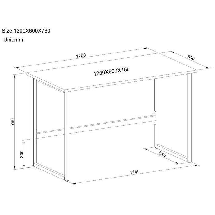 EAN 8051128105971 - Techly ICA-TB 3545W escritorio para ordenador Blanco imagen 2