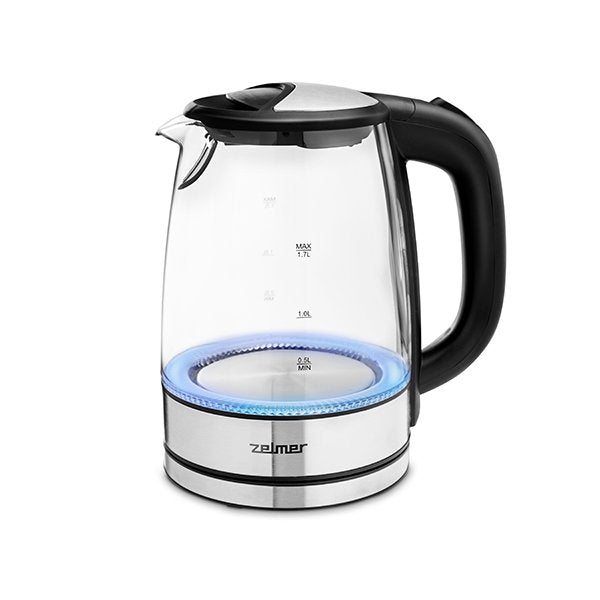 EAN 5908269346776 - Zelmer ZCK8024 tetera eléctrica 1,7 L 2200 W Negro, Transparente imagen 1