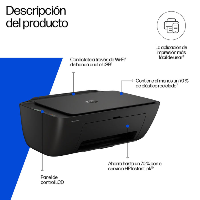 EAN 0198828789549 - HP DeskJet 2910 Inyección de tinta térmica A4 4800 x 1200 DPI 7,5 ppm Wifi imagen 4