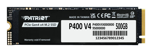 EAN 4711378421644 - Patriot Memory P400 V4 500 GB M.2 PCI Express 4.0 NVMe imagen 1