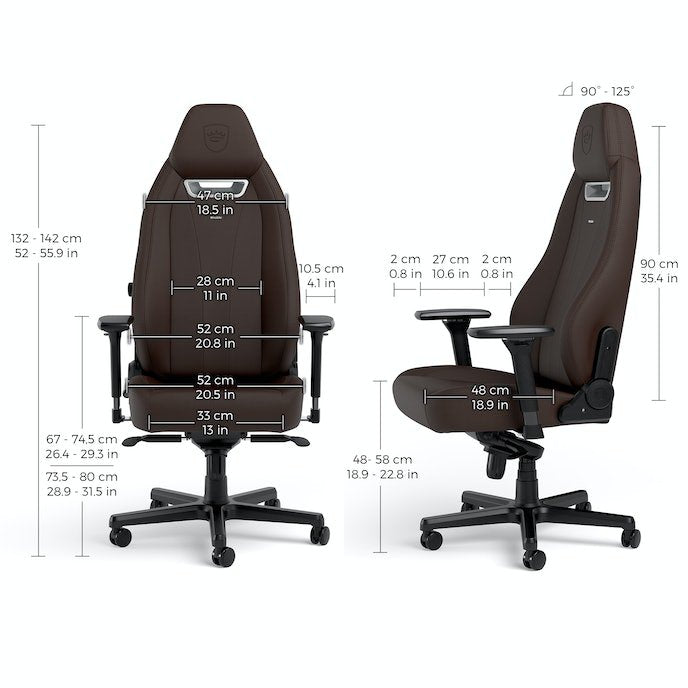 EAN 4251442508272 - noblechairs LEGEND Butaca para jugar Asiento acolchado Marrón imagen 5
