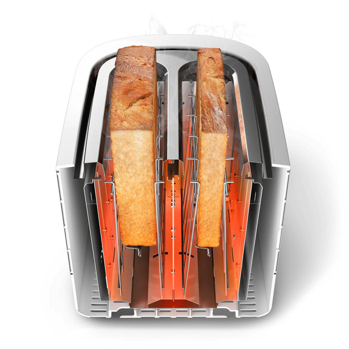 EAN 8720389031021 - Philips Viva Collection HD2638/11 tostadora 7 2 rebanada(s) 950 W Oro rosa, Blanco imagen 4