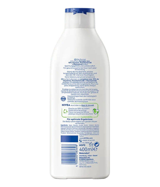 EAN 4006000083698 - NIVEA Repair & Care 400 ml Loción Unisex imagen 2