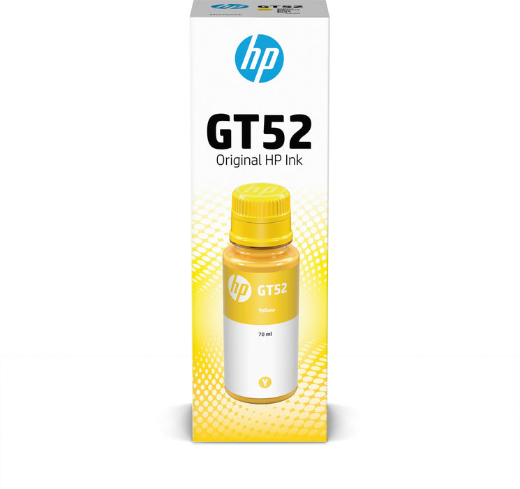 EAN 0190780132555 - HP GT52 Yellow Original Bottled Ink Cartridge for DeskJet GT SeriesPrinters imagen 1