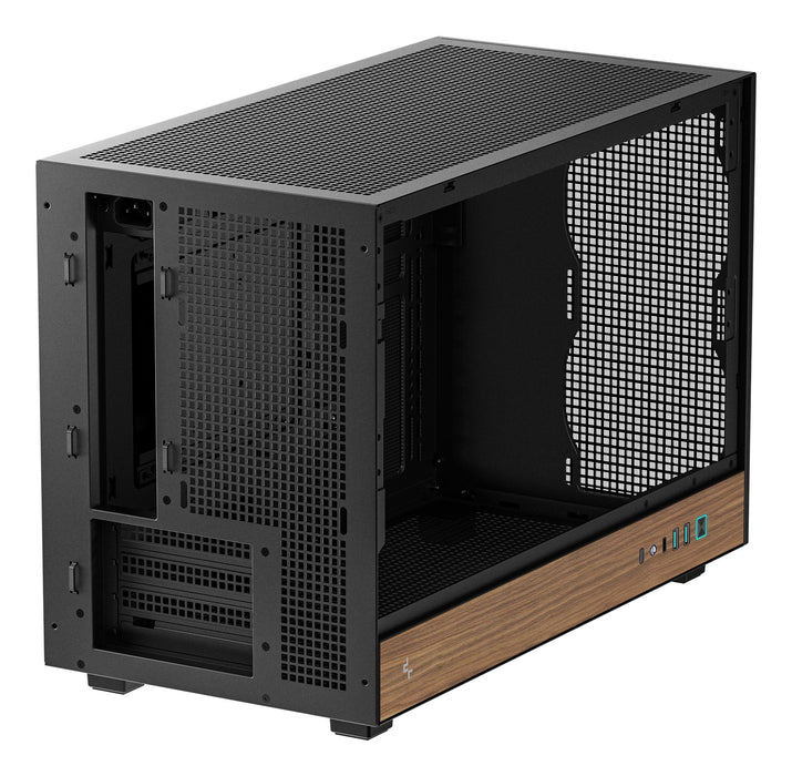 EAN 6933412765653 - DeepCool CH260 WOOD Micro Torre Negro, Madera imagen 7