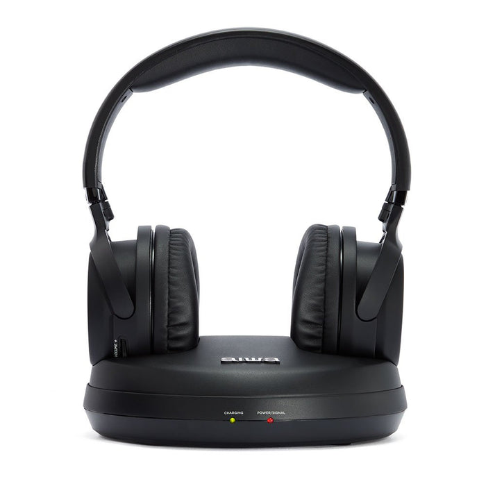 EAN 8435256897562 - Aiwa WHF-880 auricular y casco Auriculares Inalámbrico Diadema Música Base de carga Negro imagen 3