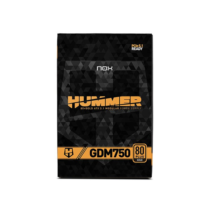 EAN 8436587976322 - NOX Hummer GDM 750W GOLD unidad de fuente de alimentación 20+4 pin ATX ATX Negro imagen 10