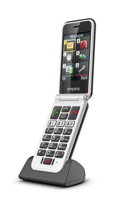 EAN 9005613168940 - Emporia SIMPLICITYglam.4G 7,11 cm (2.8") 106 g Negro Teléfono para personas mayores imagen 32