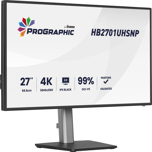 EAN 4948570125401 - iiyama PROGRAPHIC HB2701UHSNP-B1 pantalla para PC 68,6 cm (27") 3840 x 2160 Pixeles 4K Ultra HD LCD Negro imagen 2
