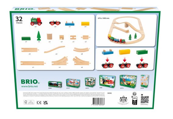EAN 7312350360363 - BRIO 65th Anniversary Train Set imagen 7