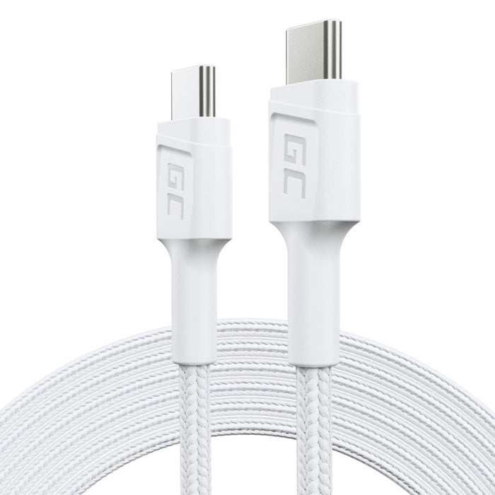 EAN 5904326373440 - Green Cell KABGC29W cable USB USB 3.2 Gen 1 (3.1 Gen 1) 2 m USB C Blanco imagen 1