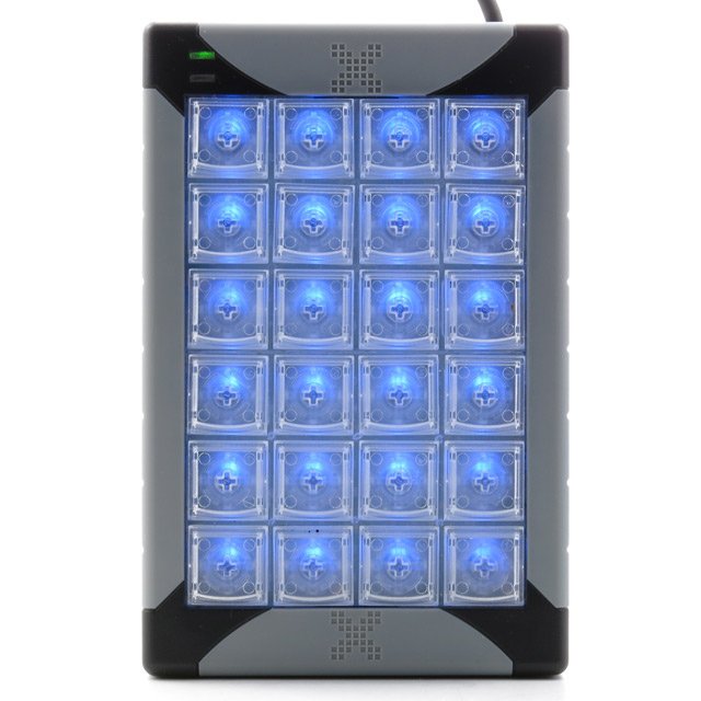 EAN 0703273002404 - P&I Engineering XK-24 teclado USB Negro, Gris imagen 5