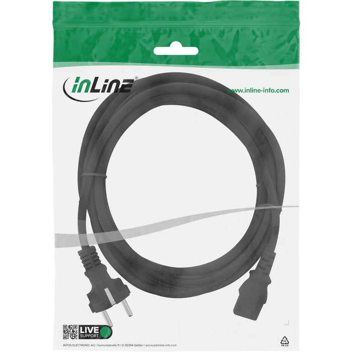 EAN 4043718023011 - InLine 4043718023011 Negro 1,8 m C13 acoplador CEE7/7 imagen 2