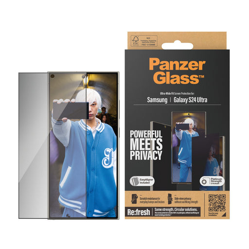 EAN 5711724173523 - PanzerGlass ® Privacy Screen Protector Samsung Galaxy S24 Ultra | Ultra-Wide Fit w. EasyAligner Protector imagen 2