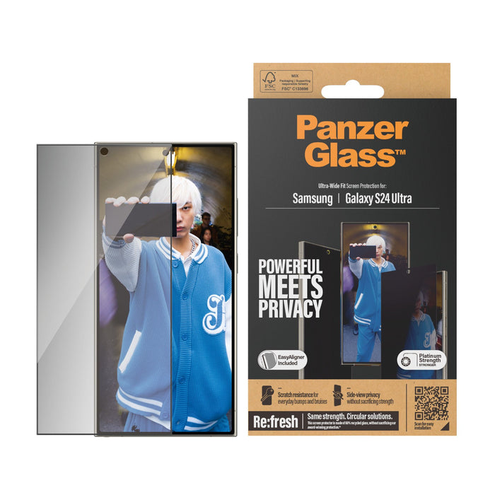 EAN 5711724173523 - PanzerGlass ® Privacy Screen Protector Samsung Galaxy S24 Ultra | Ultra-Wide Fit w. EasyAligner Protector imagen 2