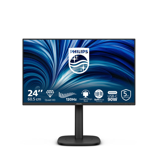 EAN 8721038006414 - Philips 24B2U3601 pantalla para PC 60,5 cm (23.8") 2560 x 1440 Pixeles Quad HD LCD Negro imagen 1