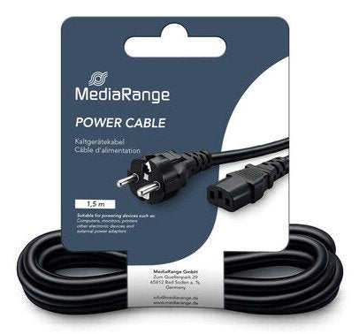 EAN 4262543442143 - MediaRange MRCS345 cable de transmisión Negro 1,5 m CEE7/7 IEC C13 imagen 2