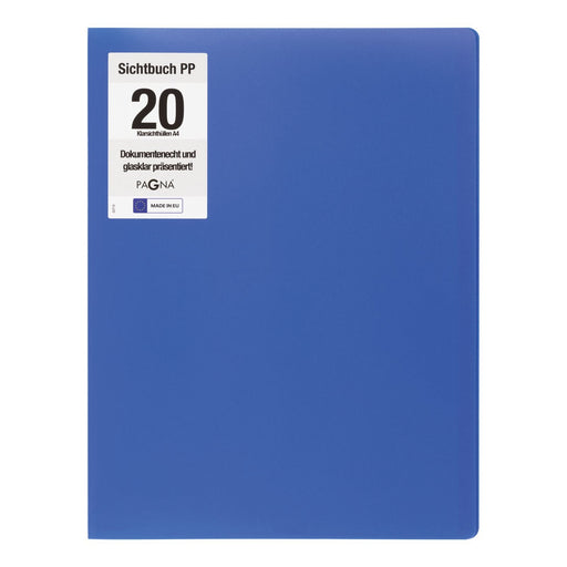 EAN 4009212065186 - Pagna 21009-07 carpeta Polipropileno (PP) Azul A4 imagen 1