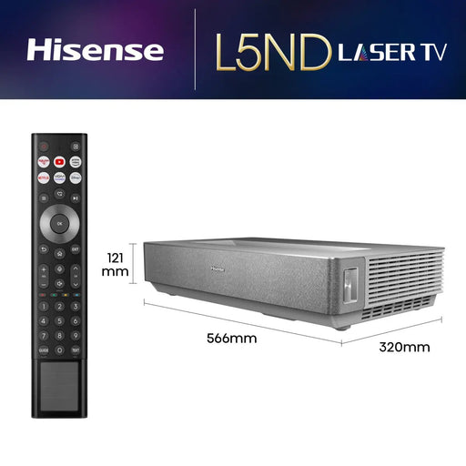EAN 6942351409511 - Hisense 120L5ND proyector de TV Proyector de alcance ultracorto 2700 lúmenes ANSI DLP UHD 4K (3840x2160)  imagen 2