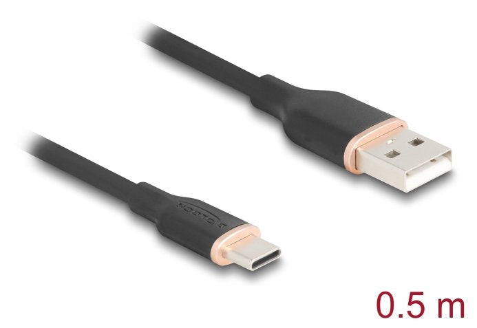 EAN 4043619812257 - DeLOCK 81225 cable USB USB 2.0 0,5 m USB A USB C Negro imagen 2
