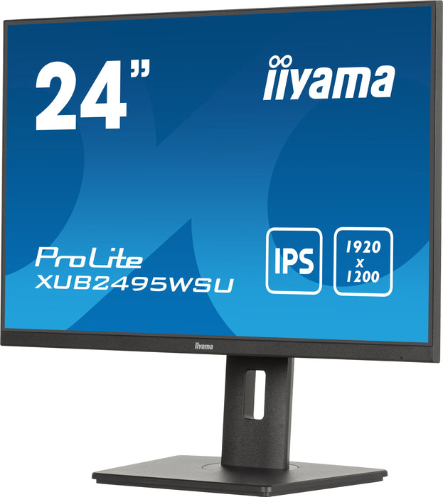 EAN 4948570123827 - iiyama ProLite XUB2495WSU-B7 pantalla para PC 61,2 cm (24.1") 1920 x 1200 Pixeles WUXGA LED Negro imagen 5
