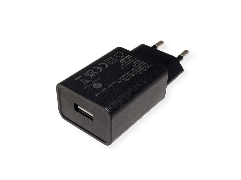 EAN 7630049619999 - VALUE 19.99.1092 cargador de dispositivo móvil Universal Negro Corriente alterna Carga rápida Interior imagen 3