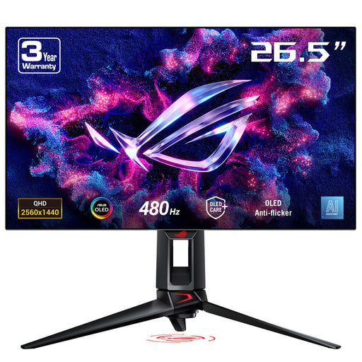 EAN 4711387634677 - ASUS ROG Swift OLED PG27AQDP pantalla para PC 67,3 cm (26.5") 2560 x 1440 Pixeles Quad HD Negro imagen 1