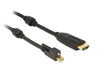 EAN 4043619837304 - DeLOCK 83730 adaptador de cable de vídeo 2 m Mini DisplayPort HDMI Negro imagen 1