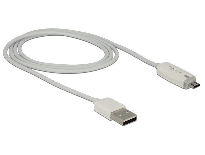 EAN 4043619836048 - DeLOCK 1m USB 2.0 cable USB USB A Micro-USB B Blanco imagen 1