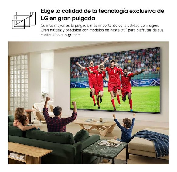 EAN 8806096717462 - LG QNED evo AI MiniLED 43QNED81B6C.AEU Televisor 109,2 cm (43") 4K Ultra HD Smart TV Wifi Negro imagen 7