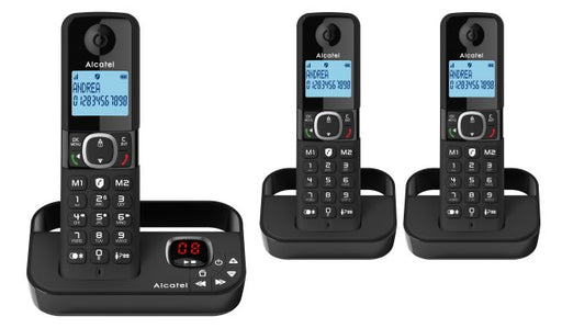 EAN 3700601426168 - Alcatel F860 Teléfono DECT Identificador de llamadas Negro imagen 1