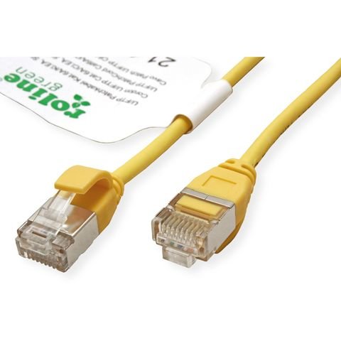 EAN 7630049624429 - ROLINE GREEN 21.44.3322 cable de red Amarillo 0,5 m Cat6a U/FTP (STP) imagen 1