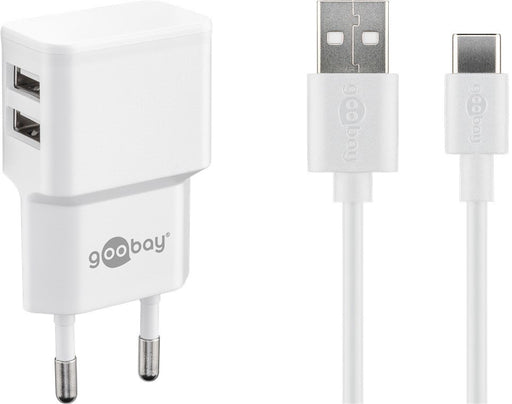 EAN 4040849449871 - Goobay 44987 cargador de dispositivo móvil Universal Blanco Corriente alterna Interior imagen 1