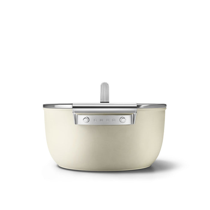 EAN 8017709355913 - Smeg CSF2412CRM batería de cocina Crema de color Aluminio, Acero inoxidable 5,4 L 24 cm imagen 3