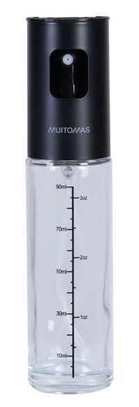 EAN 8021735225935 - Muitomas OILSPRAY100MLBK dispensador de aceite/vinagre 0,1 L Botella Vidrio, Plástico Negro, Transparente imagen 2