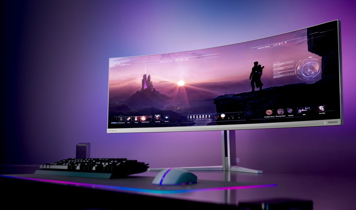 EAN 8712581801663 - Philips Evnia 8000 49M2C8900/00 pantalla para PC 124,2 cm (48.9") 5120 x 1440 Pixeles Dual QHD QD-OLED Bl imagen 27
