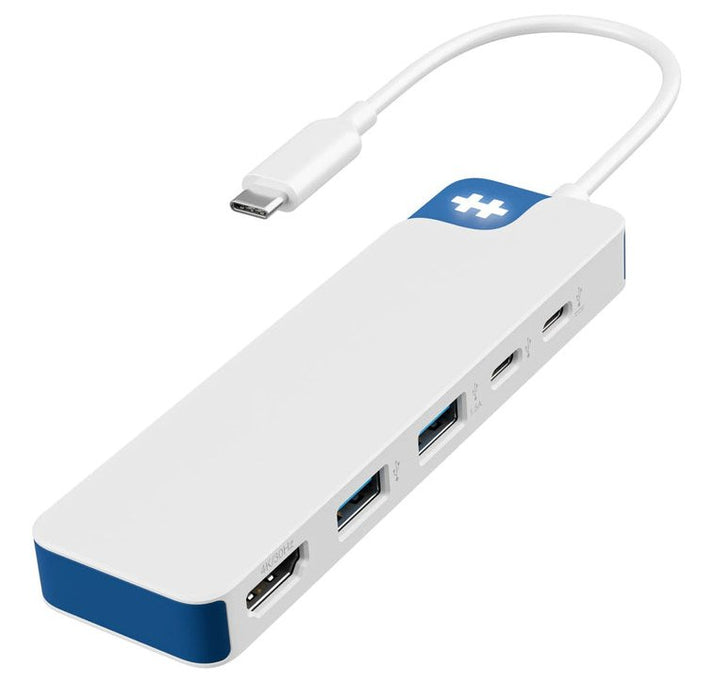 EAN 1220000630741 - HYPER HD4101BUGL hub de interfaz USB Tipo C 5000 Mbit/s Azul, Blanco imagen 1