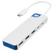 EAN 1220000630741 - HYPER HD4101BUGL hub de interfaz USB Tipo C 5000 Mbit/s Azul, Blanco imagen 1