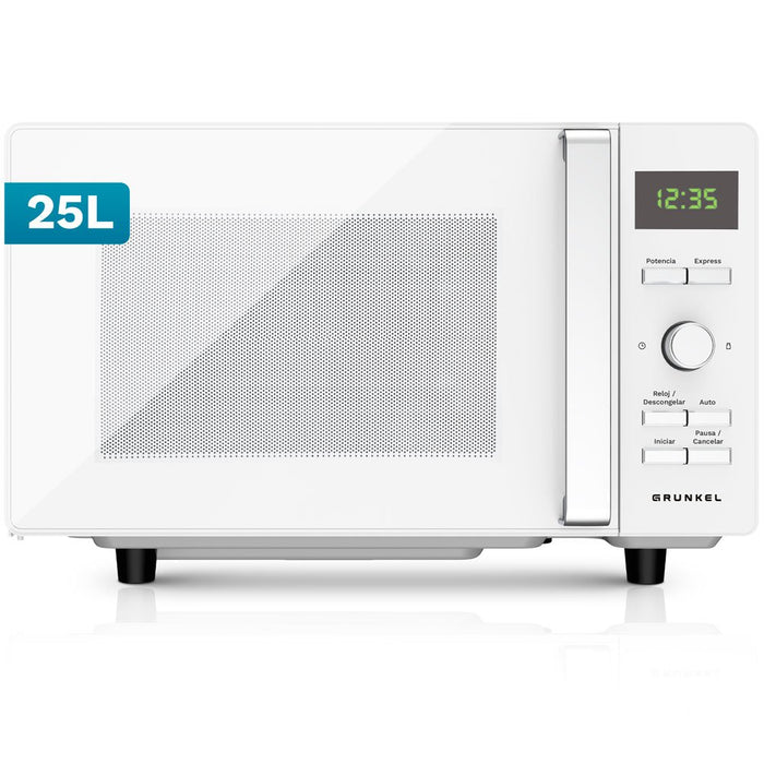EAN 8426156019178 - Grunkel MWD-25FLAT microondas Blanco Solo microondas Encimera 25 L 800 W imagen 1
