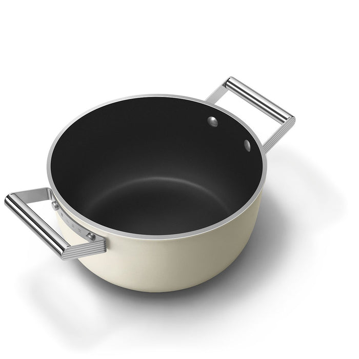 EAN 8017709355913 - Smeg CSF2412CRM batería de cocina Crema de color Aluminio, Acero inoxidable 5,4 L 24 cm imagen 8