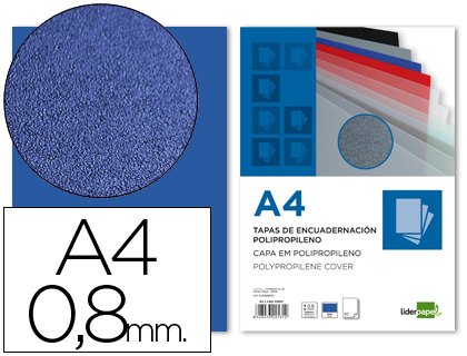 EAN 8423473225312 - Liderpapel TE09 cubierta A4 Polipropileno (PP) imagen 1