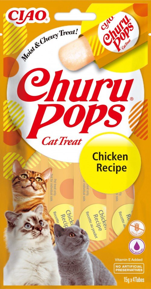 EAN 8859387701008 - CIAO Churu Pops Chicken Recipe Gato Premio Pollo 15 g imagen 1