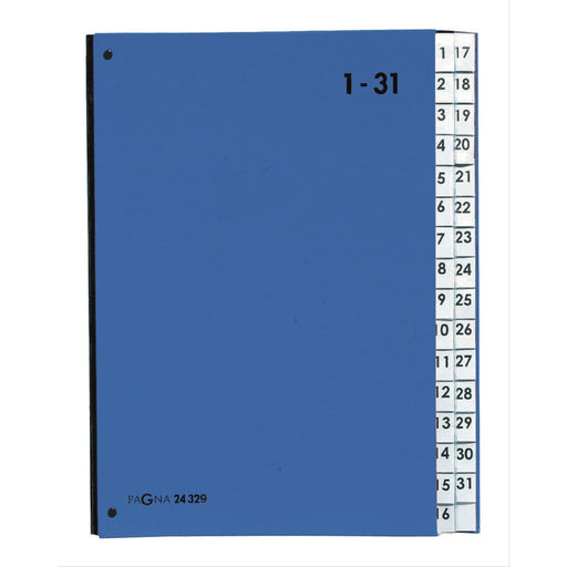 EAN 4013951000308 - Pagna 24329-02 separador Azul Cartón A4 imagen 1