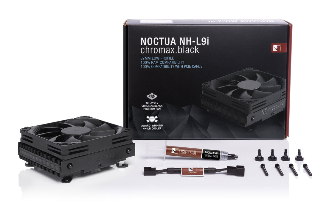 EAN 9010018000191 - Noctua NH-L9i chromax.black Procesador Enfriador 9,2 cm Negro imagen 3