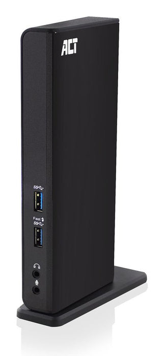 EAN 8716065492279 - ACT AC7049 base para portátil y replicador de puertos Alámbrico USB 3.2 Gen 1 (3.1 Gen 1) Type-C Negro imagen 1
