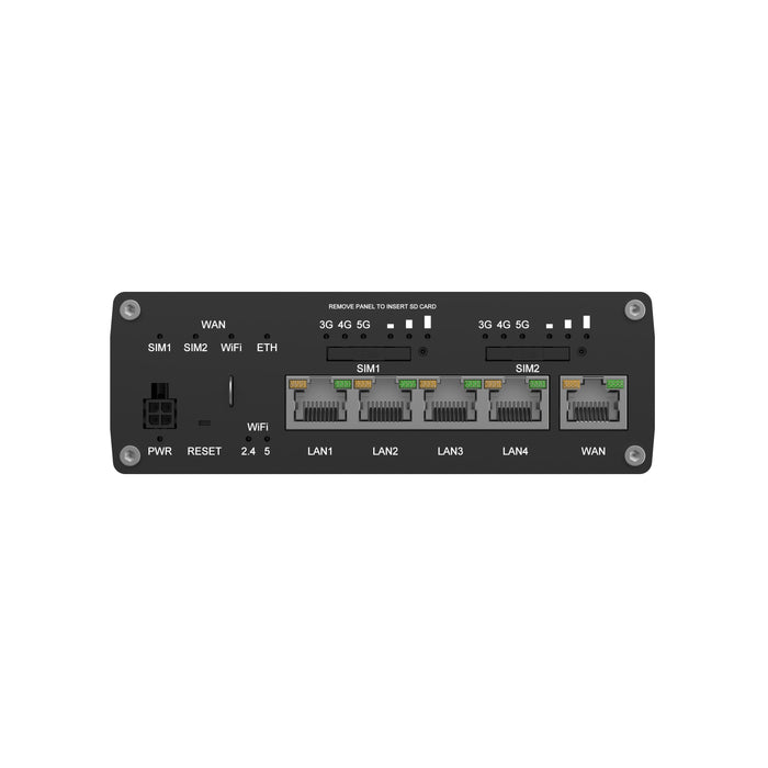 EAN 4779051841493 - Teltonika RUTM5210B000 router inalámbrico Gigabit Ethernet Doble banda (2,4 GHz / 5 GHz) 5G Negro imagen 3