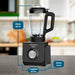 EAN 8426156018300 - Grunkel BAT-2000 MASTERPRO licuadora 1,5 L Batidora de vaso 2000 W Negro, Transparente imagen 2