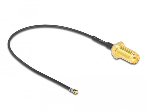 EAN 4043619126545 - DeLOCK 12654 cable coaxial 0,1 m Negro imagen 1