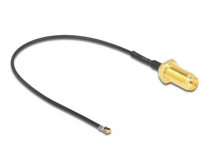 EAN 4043619126545 - DeLOCK 12654 cable coaxial 0,1 m Negro imagen 1